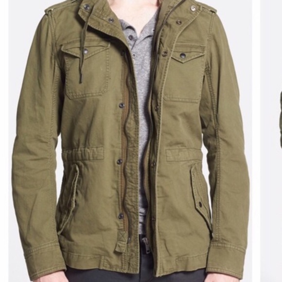 Diesel Mens Jniraw Army Field Jacket 